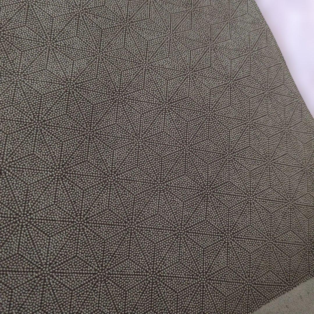 伊勢型江戸小紋　両面染　絹100%