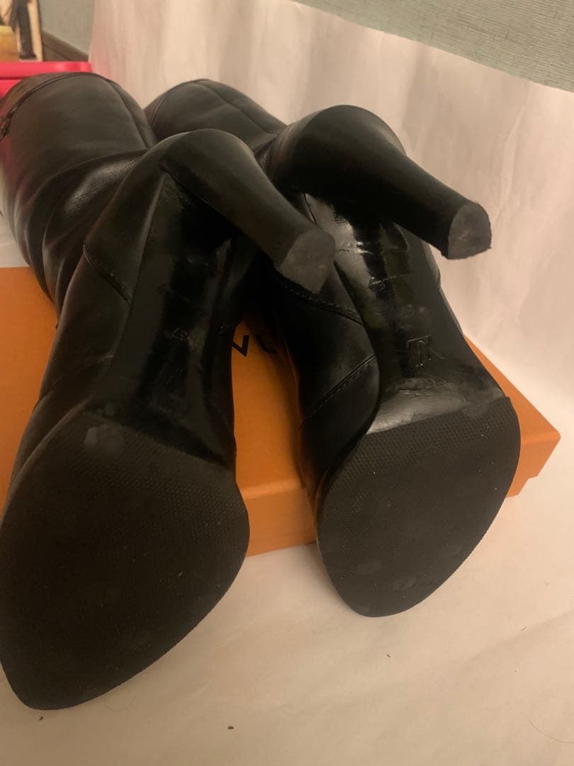 JmikiLOUIS VUITTON ルイヴィトン　ロングブーツブラック