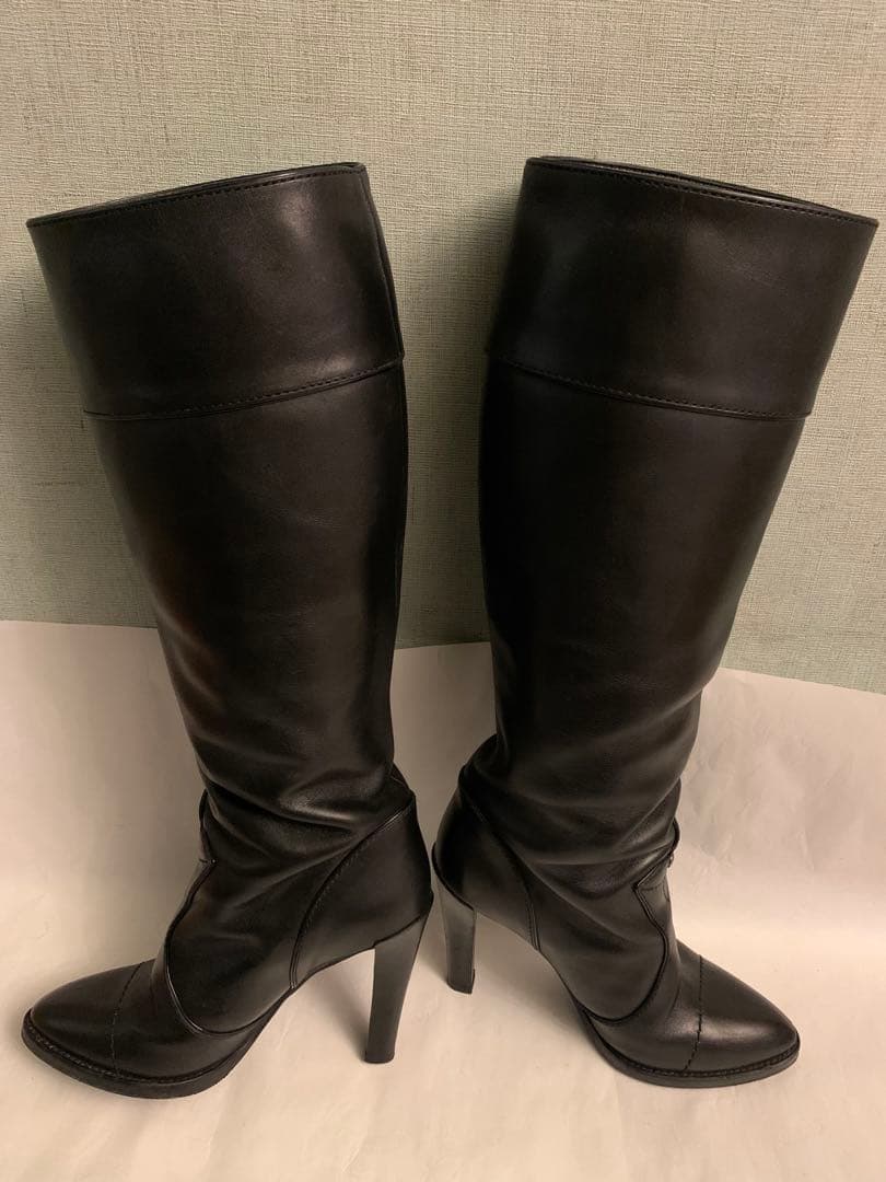 JmikiLOUIS VUITTON ルイヴィトン　ロングブーツブラック