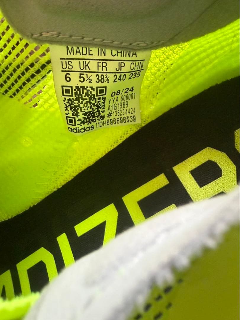 adidas ADIZERO スパイクシューズ 6 (US) 24センチ