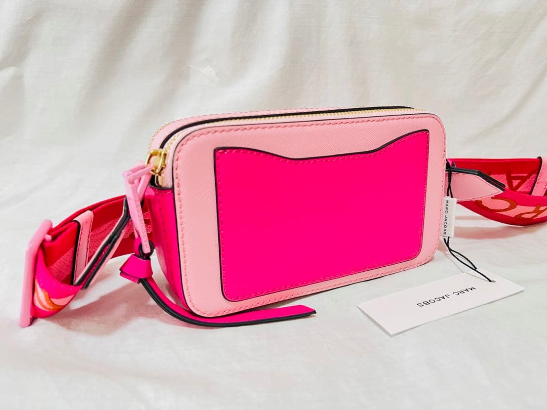 MARC JACOBS スナップショット カメラバッグ ピンクローズ