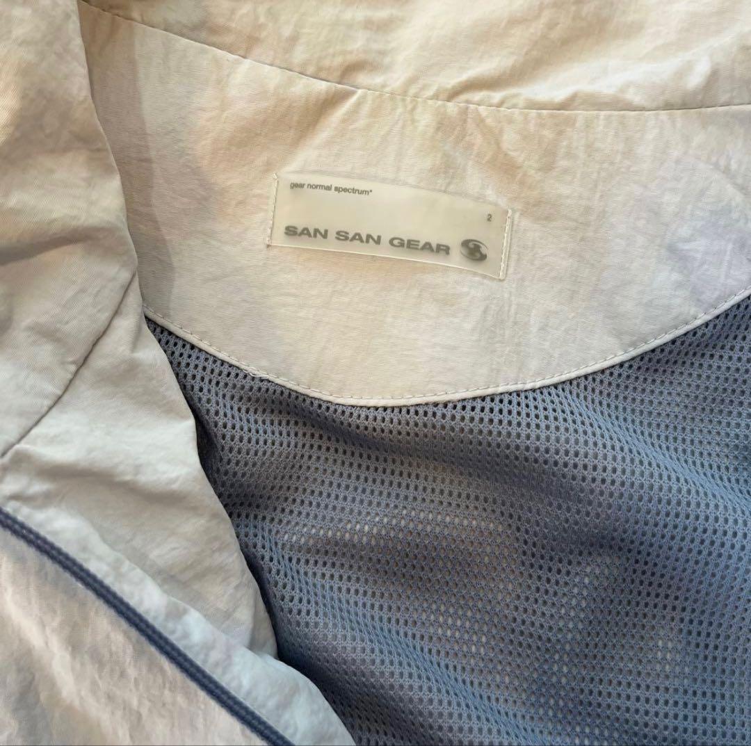 SAN SAN GEAR フルジップジャケット　ライトグレー