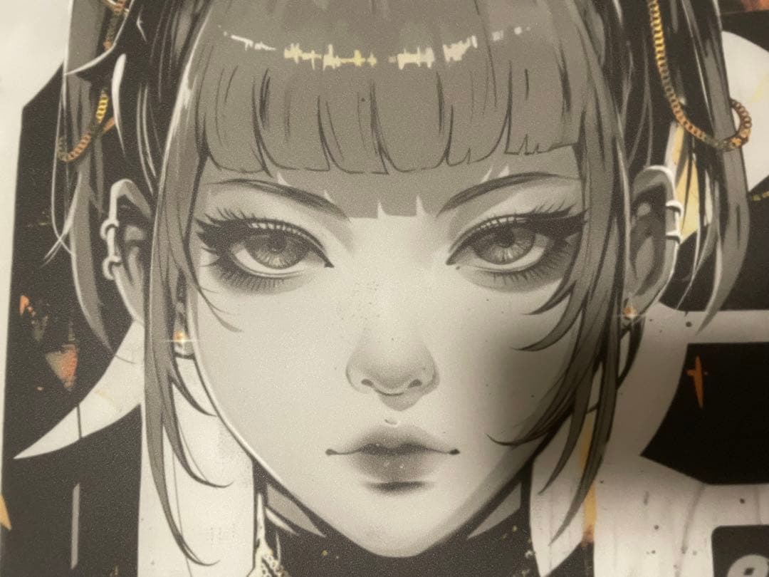 GLSSWRKS Akari Gold ガラスマウスパッド