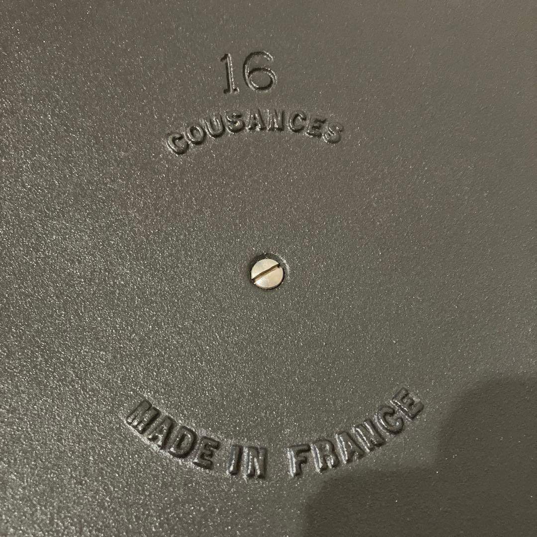 クーザンス　オーバル両手鍋　黒　大容量