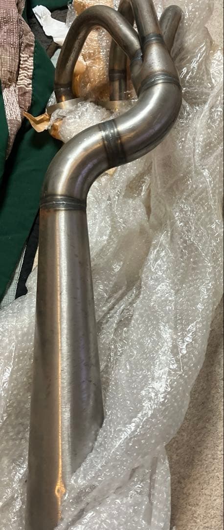 gt380 城北ムラカミタイプメガホンマフラー　140π 無地タイプ