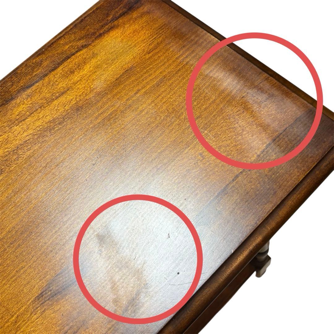 希少❣️カリモク 家具 コロニアル テーブル サイドテーブル 花台 アンティーク