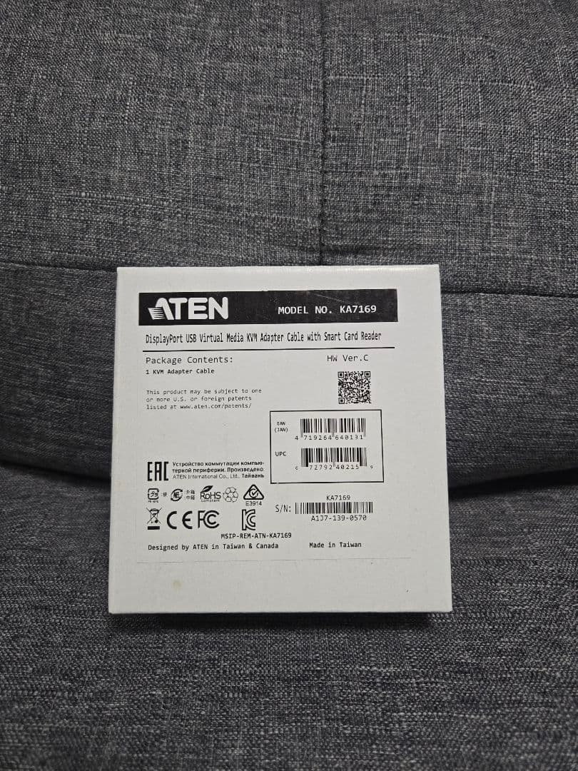 【未使用】ATEN Display Port USB KA7169