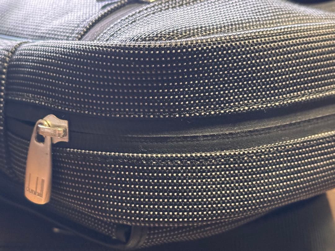 ダンヒル Dunhill ショルダーバッグ 斜め掛け キャンバス　ブラック系