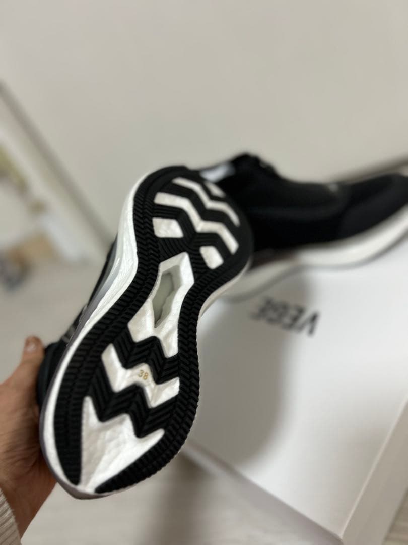 VEGE M-2100 VEGA ブラック ハイカットスニーカー　ヤマダヤ　38