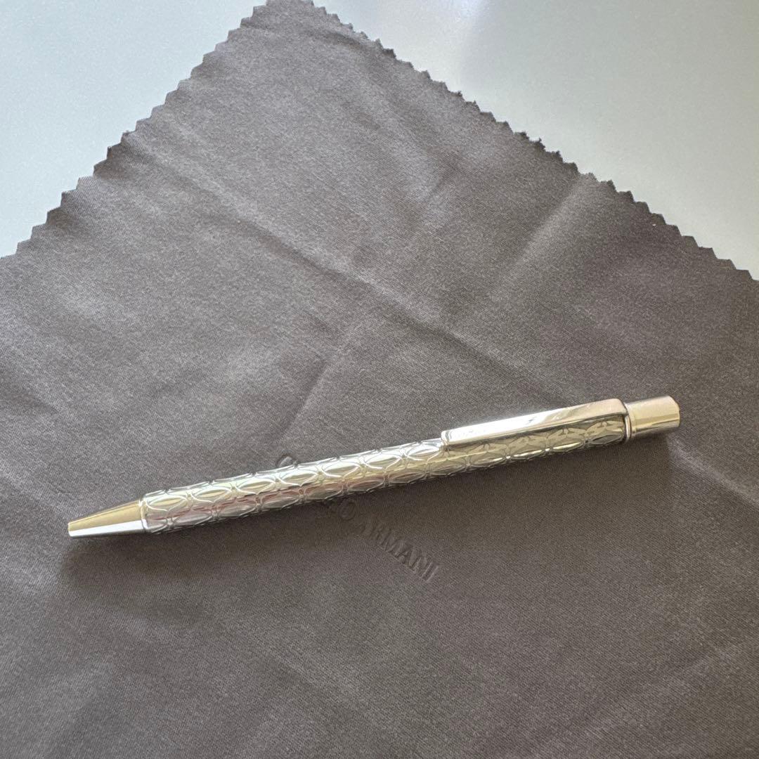 美品⭐️Cartier ボールペン サントスCドゥ　シルバーカラー