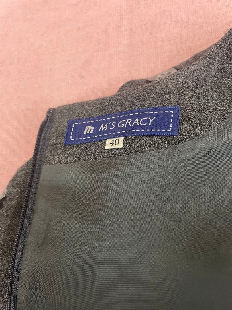 ❣️週末限定セール❣️極美品❣️エムズグレイシーワンピース40 入学式などに❣️