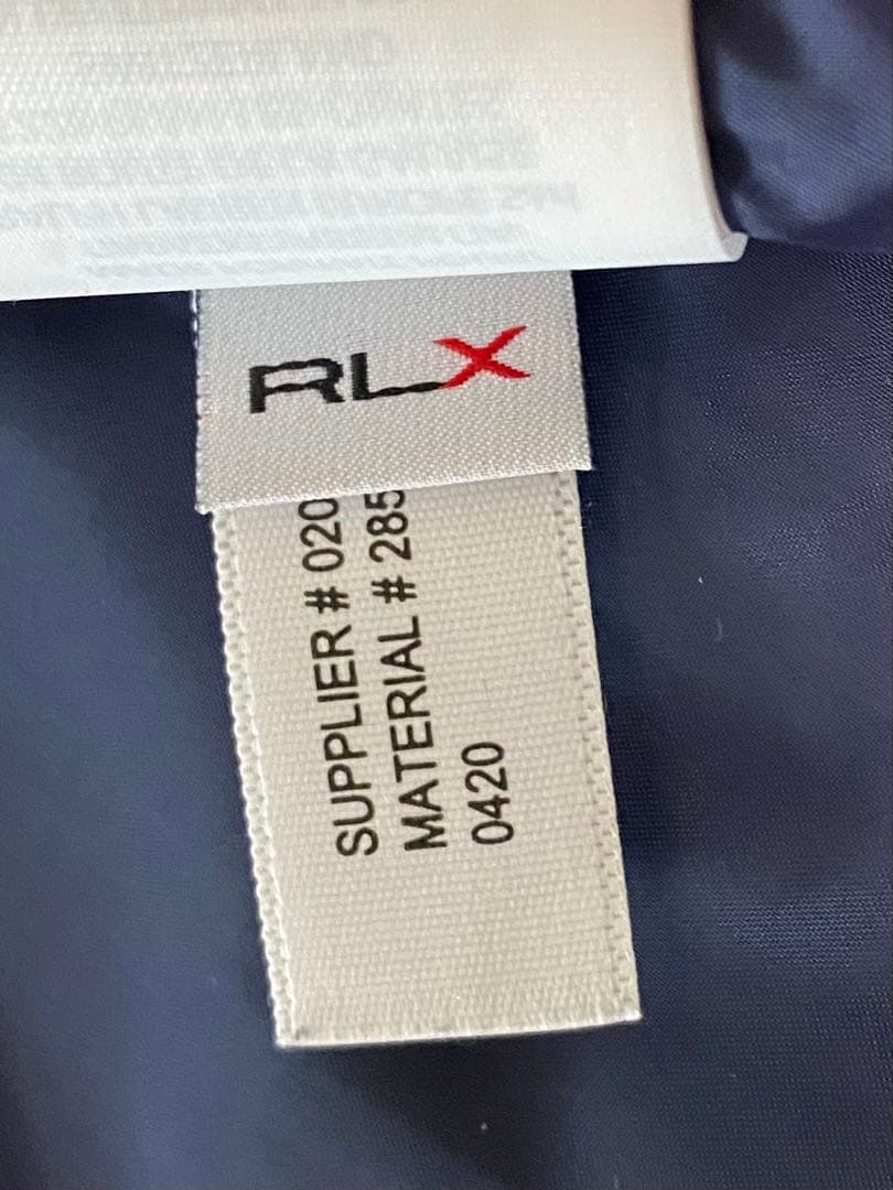 RLX ラルフローレン 中綿長袖ゴルフ ブルゾンジャケット XS