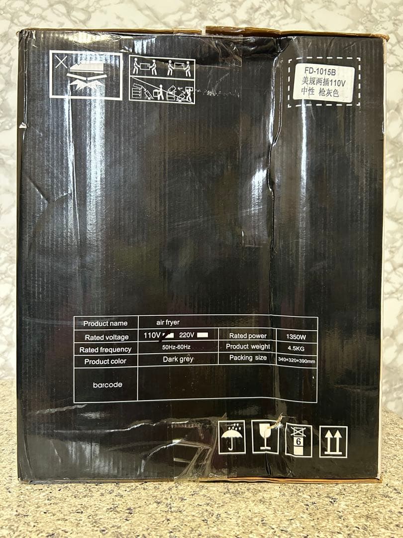 Iuseike ノンフライヤー 10L 大容量 エアフライヤ