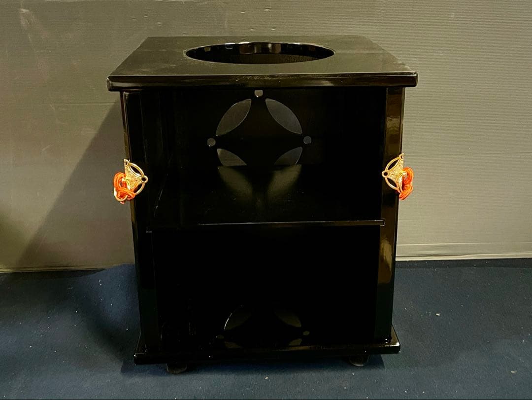 【未使用 美品】「母」 立礼 御園棚 炉落とし側のみ 組立式 紙箱(あ⑤)