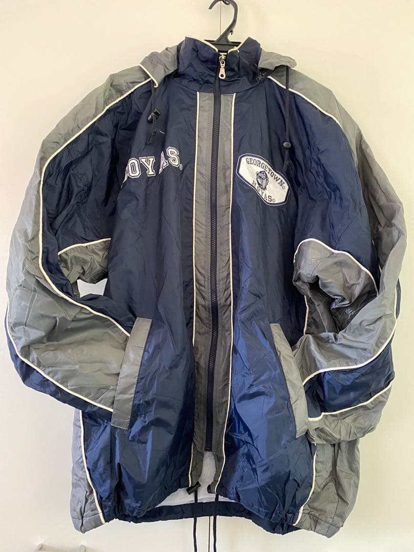 ETOWN ナイロンジャケット セットアップ　XL ネイビー/グレー