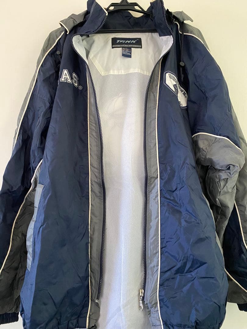 ETOWN ナイロンジャケット セットアップ　XL ネイビー/グレー