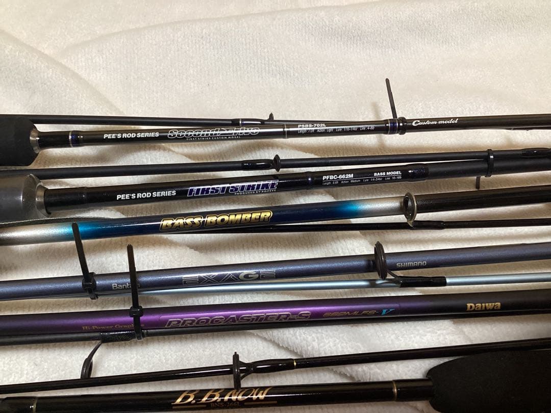 ルアー ロッド 7本 ダイワ シマノ ダイコー SZM他