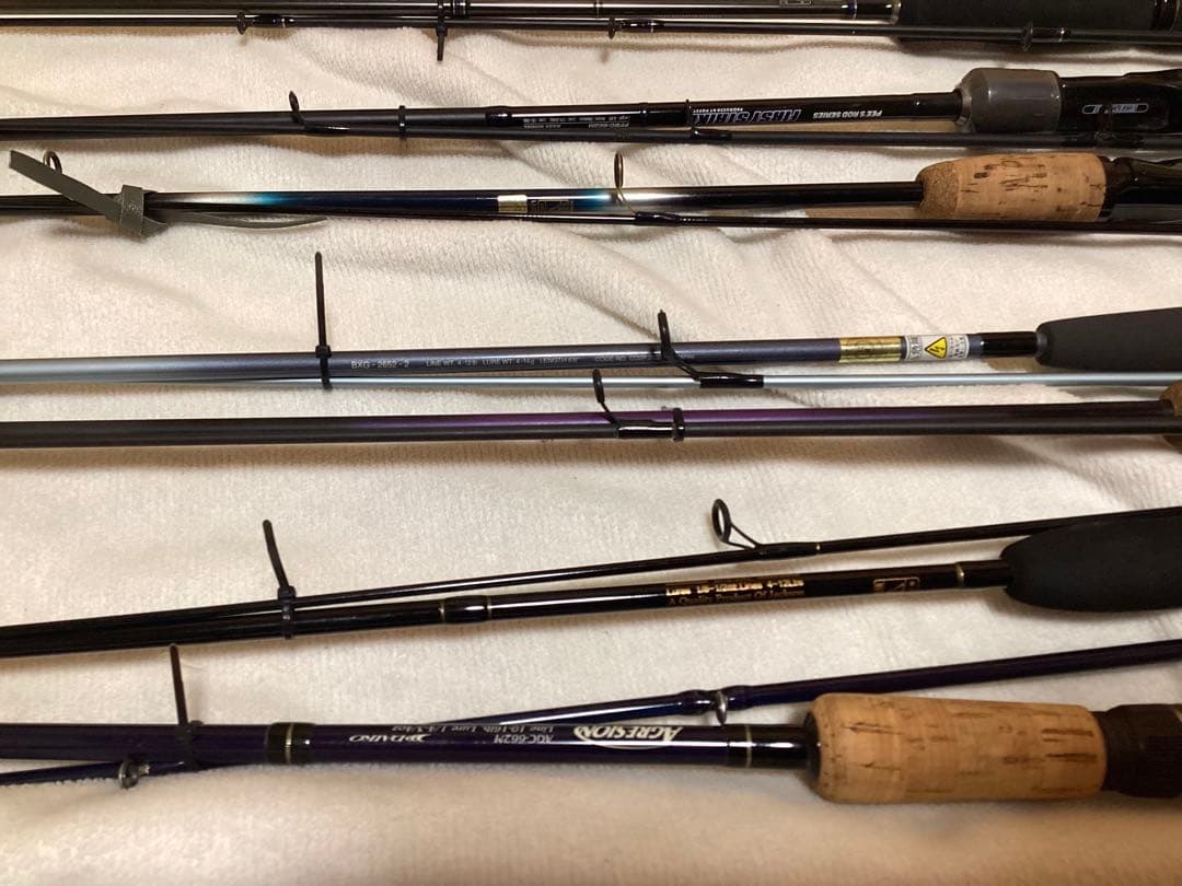 ルアー ロッド 7本 ダイワ シマノ ダイコー SZM他