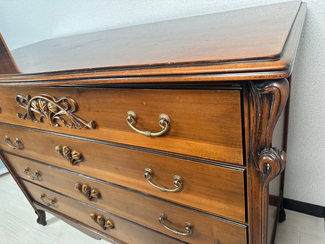 medea メデア 4段チェスト アールヌーボー様式 ロココ ※i1※