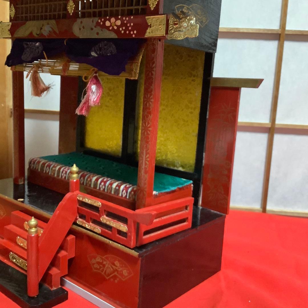 まこちゃん‼️希少❶【木製雛御殿】②【芥子雛】親王・内親王・十三人小ぶり