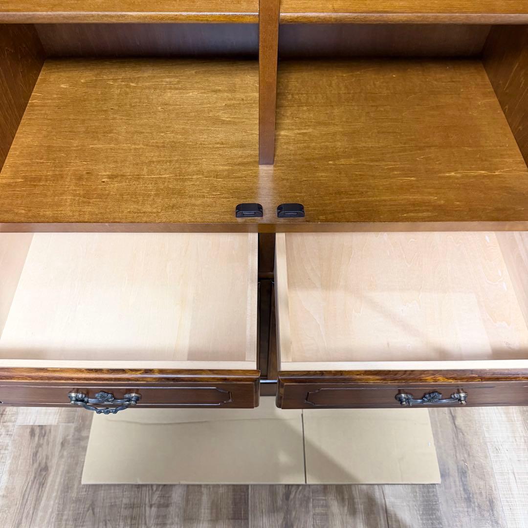 カリモク karimoku コロニアル 食器棚 キャビネット 観音開き キッチン