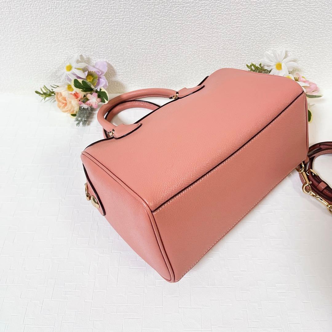 【極美品】コーチ ショルダーバッグ 2WAY ハンドバッグ ミニボストンバッグ