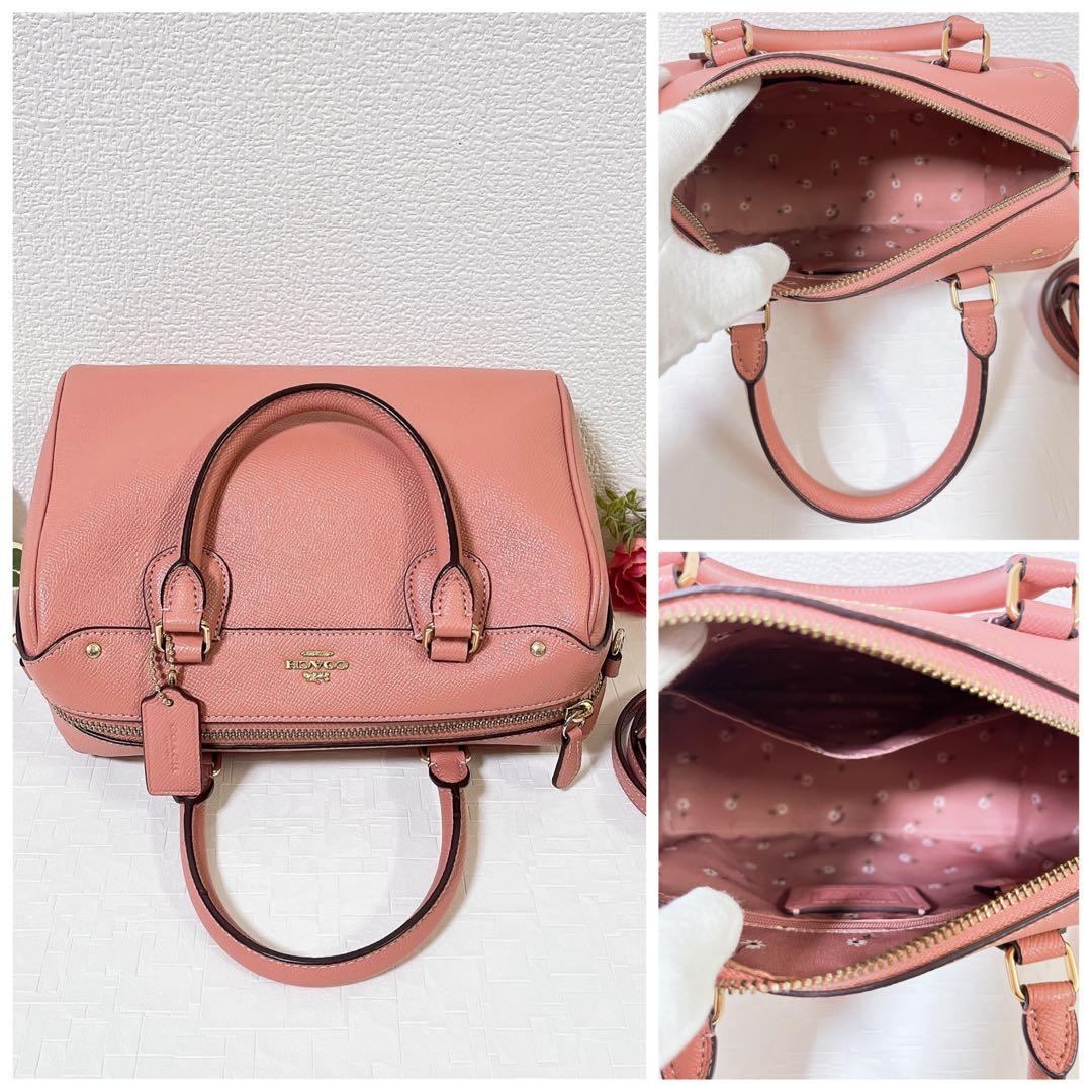 【極美品】コーチ ショルダーバッグ 2WAY ハンドバッグ ミニボストンバッグ