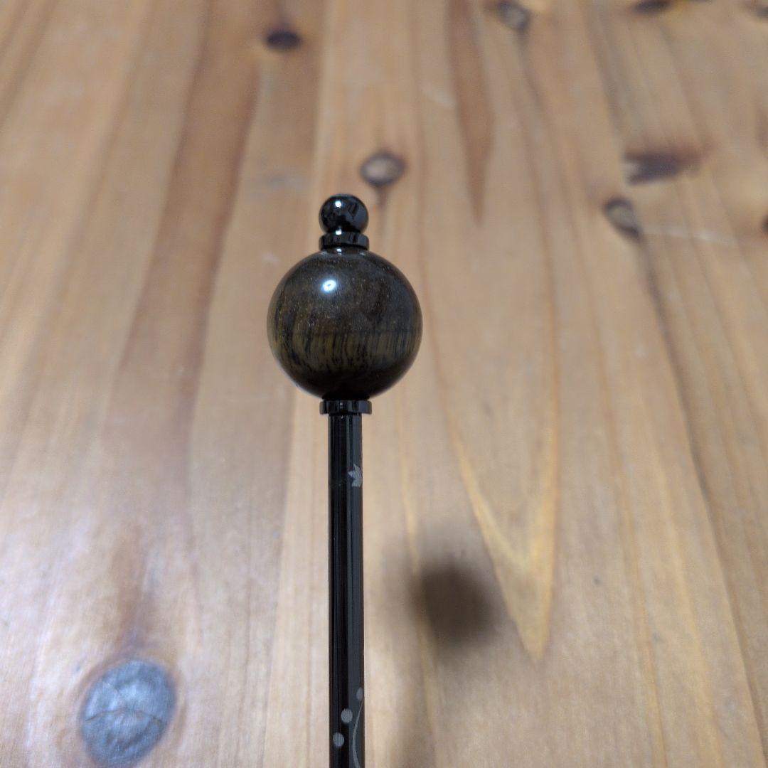 かんざし屋wargo「ichirin簪タイガーアイ＆煙管簪＆日本刀笄一本簪-亀」