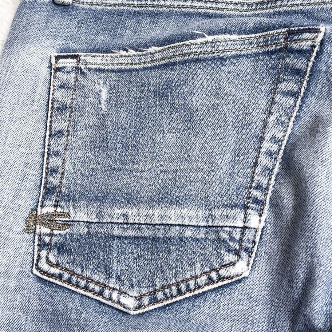 DENHAM レイザー スリムフィット W33 カンディアーニ ストレッチ 赤耳