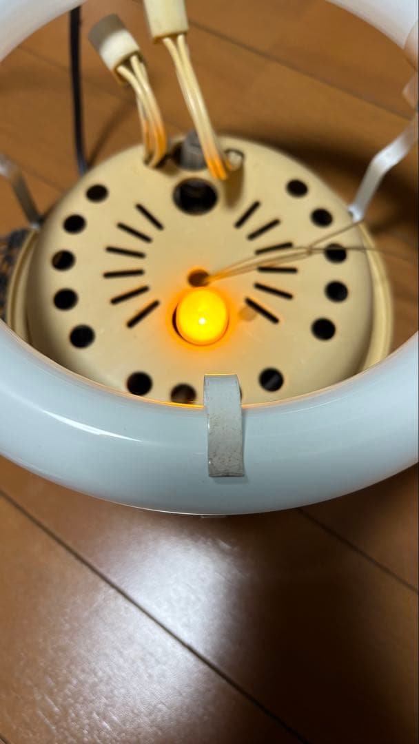 家庭用つり下げ式照明器具 KC-657PN 傘電気 電気傘 昭和レトロ