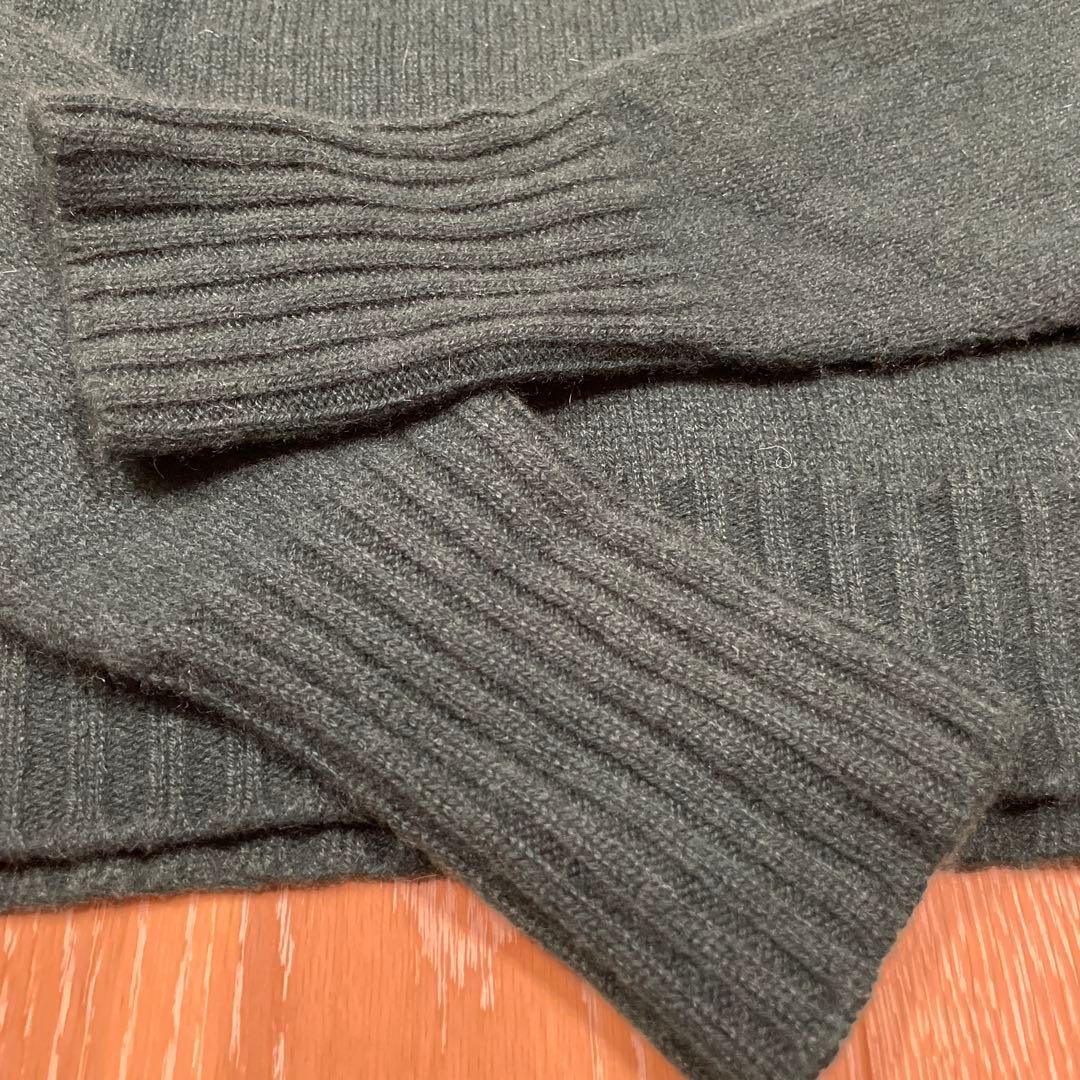 ドルモア ラグジュアリー　カシミヤニット　グリーン　グランサッソ　ビームスエフ