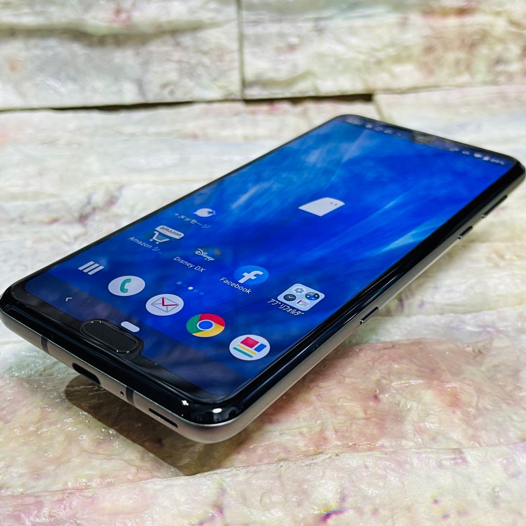 訳あり SIMフリー AQUOS R3 128GB プレミアムブラック 電池良好