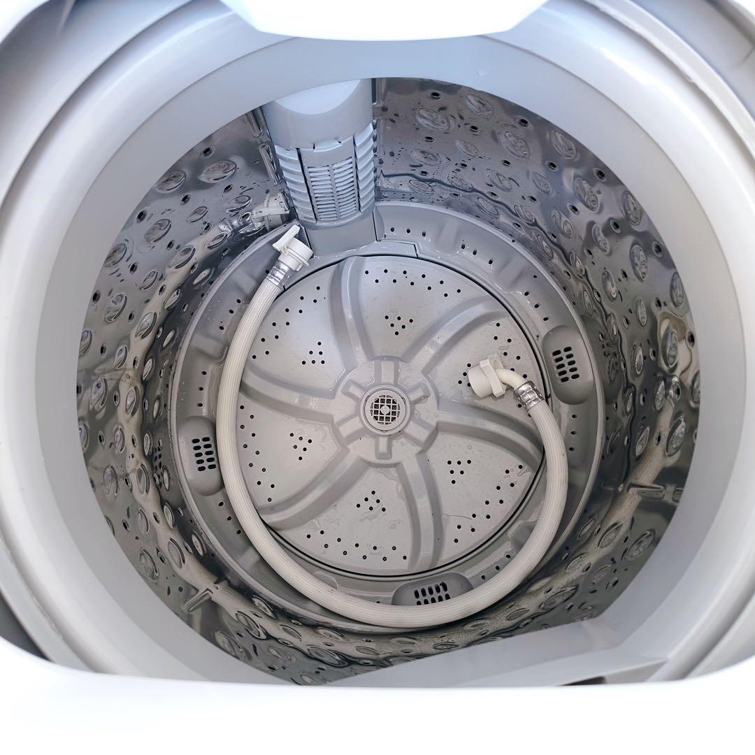 46運搬取付無料！純正ハイアールブラック冷蔵庫＋ニトリホワイト洗濯機完動品超美品