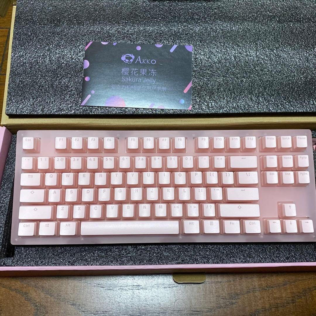 【最終値下げ】AKKO Sakura Jelly ゲーミングキーボード