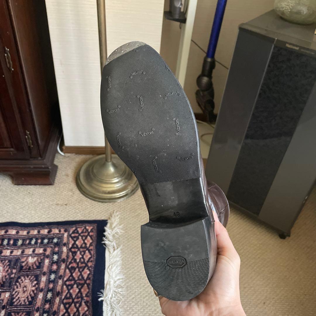 Husbands Paris ブーツ　ダークブラウン 43