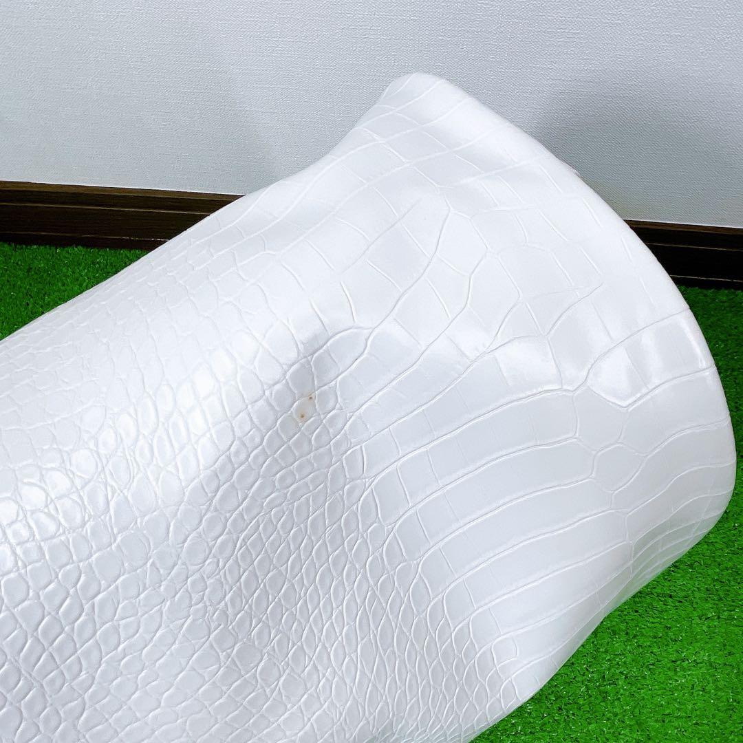美品　アドミラル　クロコ　型押し　高級　キャディバック