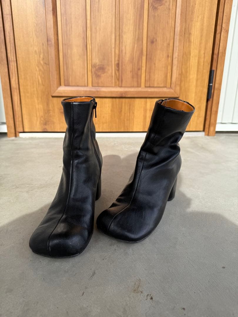 TODAYFUL Square Short Boots 黒　37(23.5)