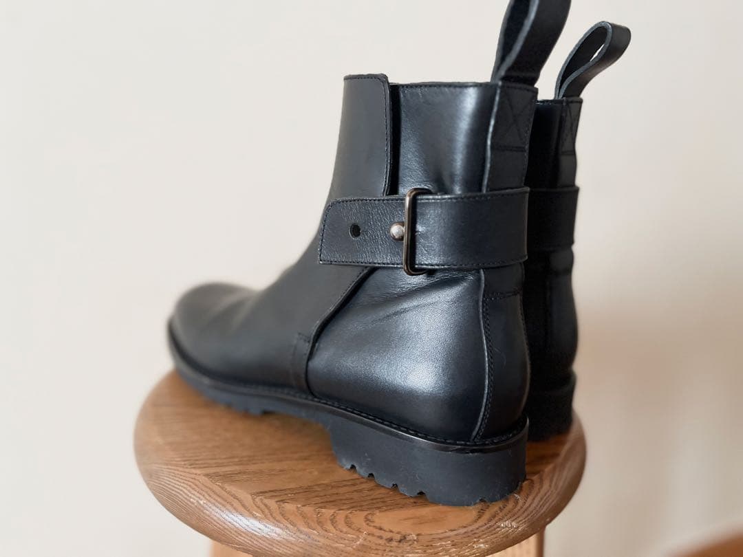 極美品 定価18万 2023新作 マーガレットハウエル レザーストラップブーツ