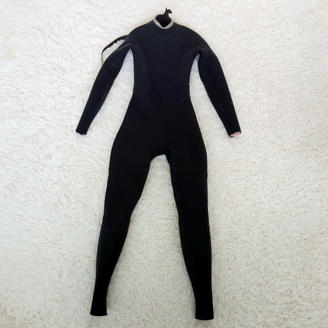 美品✨️BILLABONG レディース フルウェットスーツ L　花柄　紺