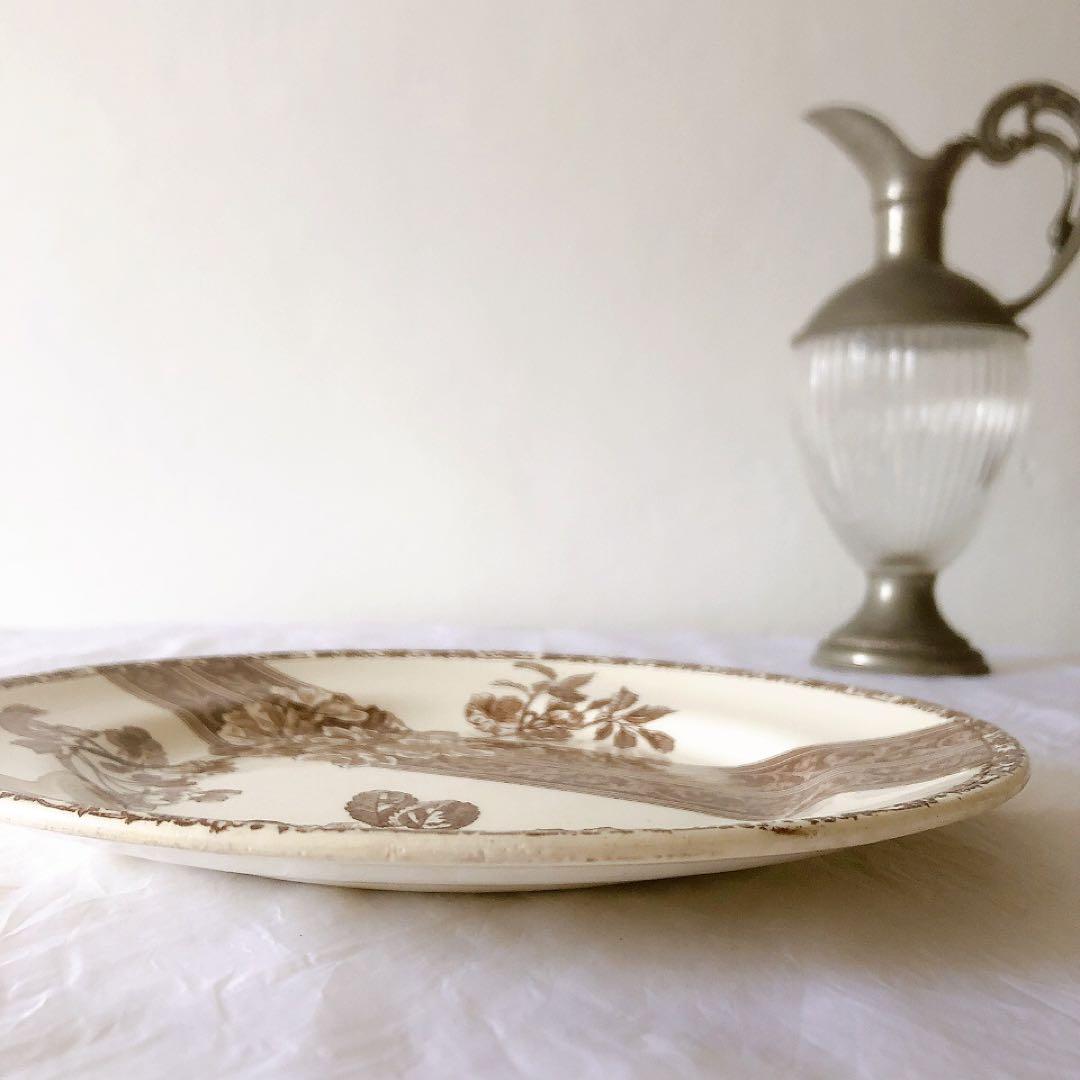 グランデポ　エミールブルジョワ　ディナープレート E フランスアンティーク食器