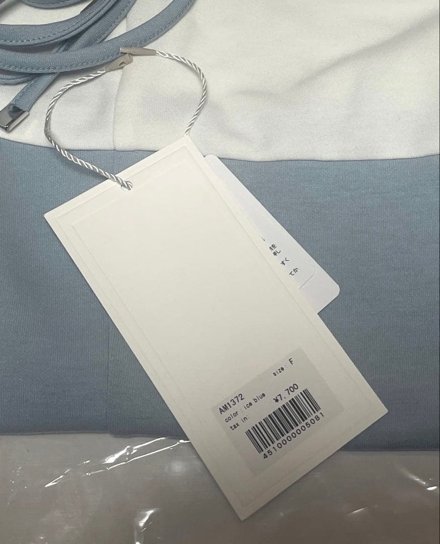 トップス ANDMARY Sora bicolor camisole ice blue