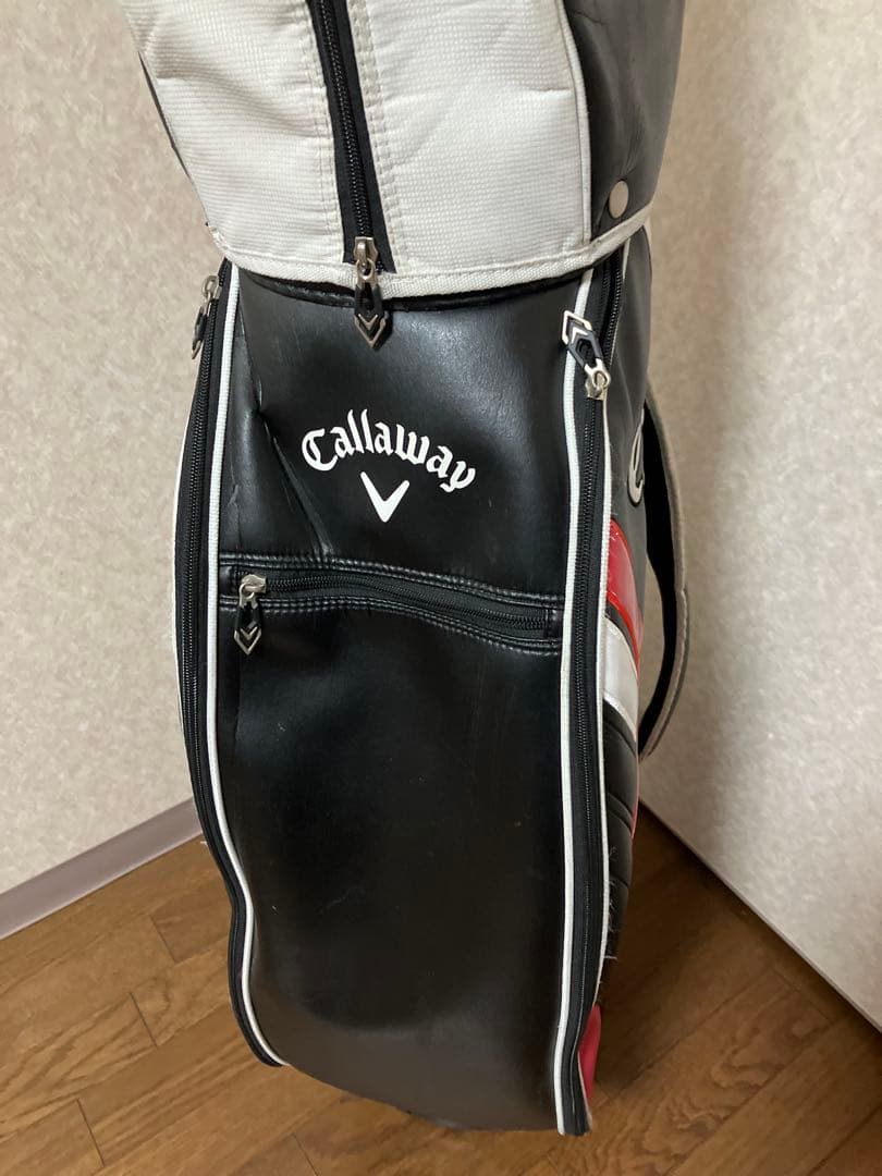 Callaway キャディバッグ 黒/赤/白