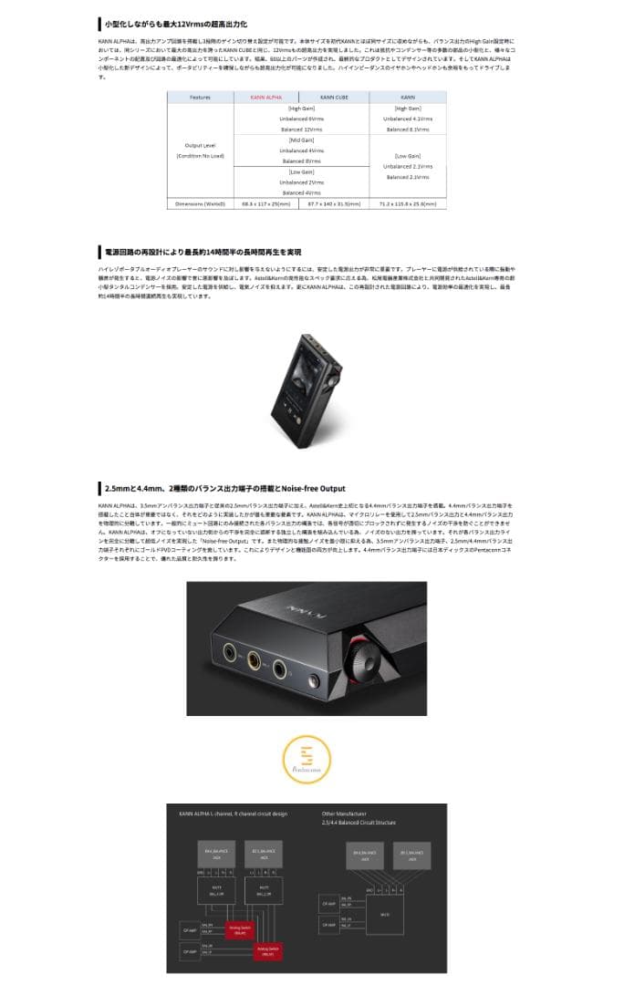 Astell&Kern KANN ALPHA + 別売 純正ケース