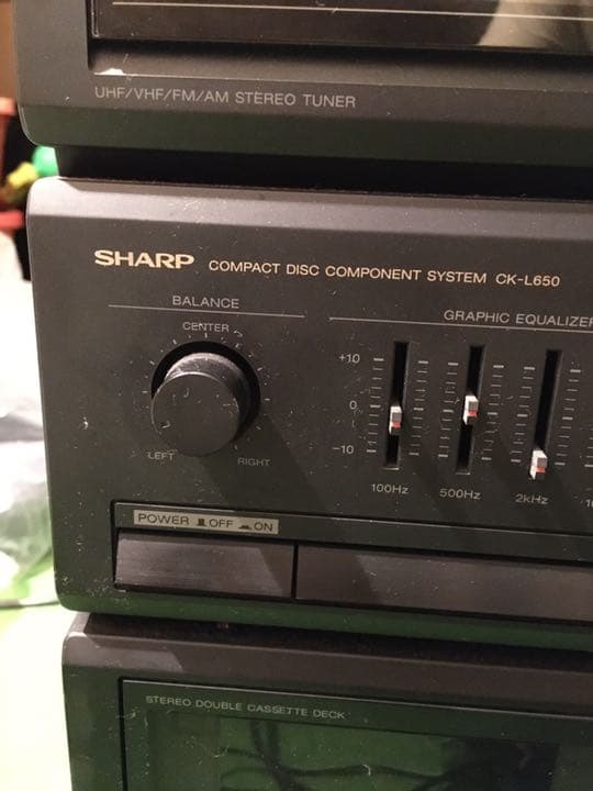 SHARP CK-L 650  コンポ　ジャンク