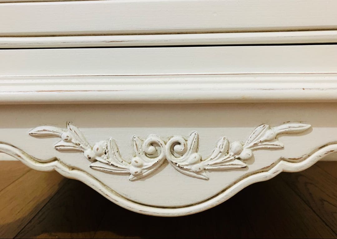 ★kino★ ベッドサイドキャビネット ホワイト