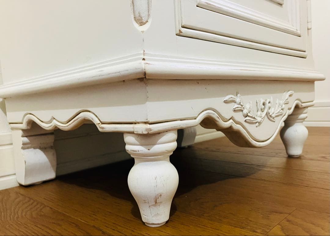 ★kino★ ベッドサイドキャビネット ホワイト