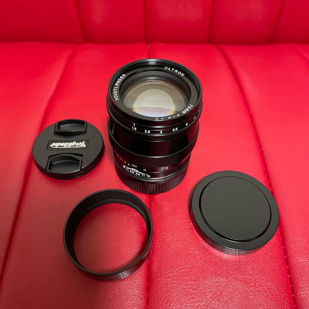 【sin様】ULTRON 75mm F1.9 SC VMレンズ