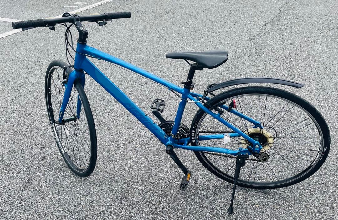 【千葉】整備済メリダクロスCROSSWAY100Rブルー新品タイヤ！引き取り歓迎