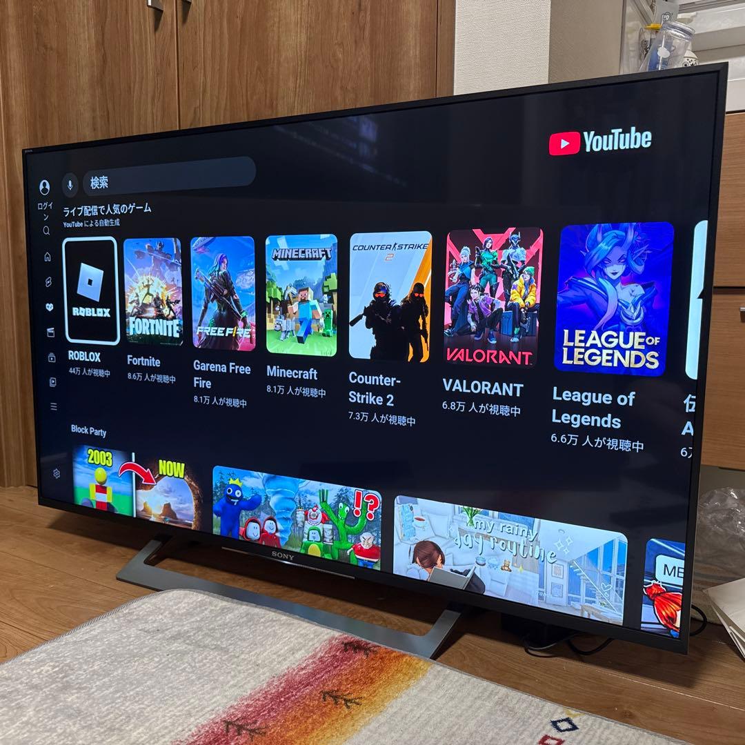 液晶テレビ KJ-49X8300D 49インチ