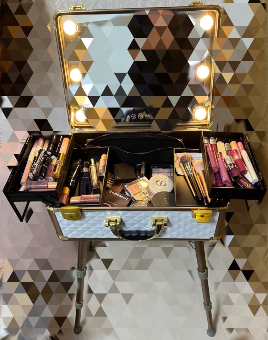 【美品】Francfranc ヴァリーズ ハリウッドボックス L ホワイト